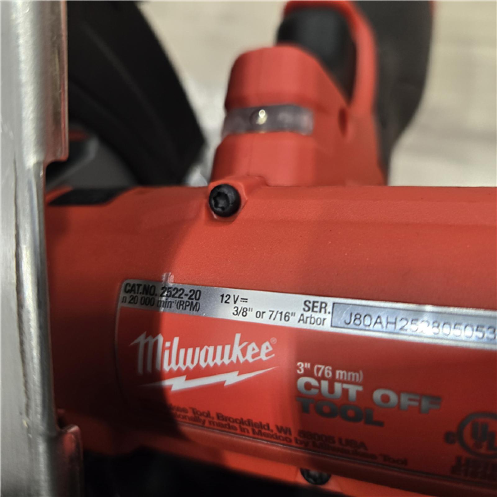 AS-IS Milwaukee M12 FUEL 12V Lithium-Ion Cordless 3 in. Cut Off Saw (Tool-Only)