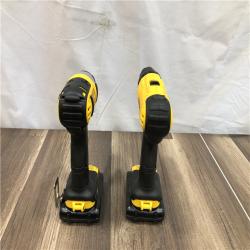 AS-IS DEWALT 20V MAX Cordless Drill/Impact 2 Tool Combo Kit