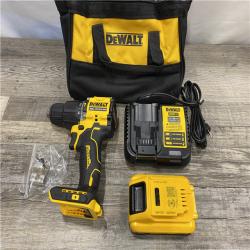 AS-IS DEWALT ATOMIC 20V Cordless 1/2 in. Compact Hammer Drill Kit