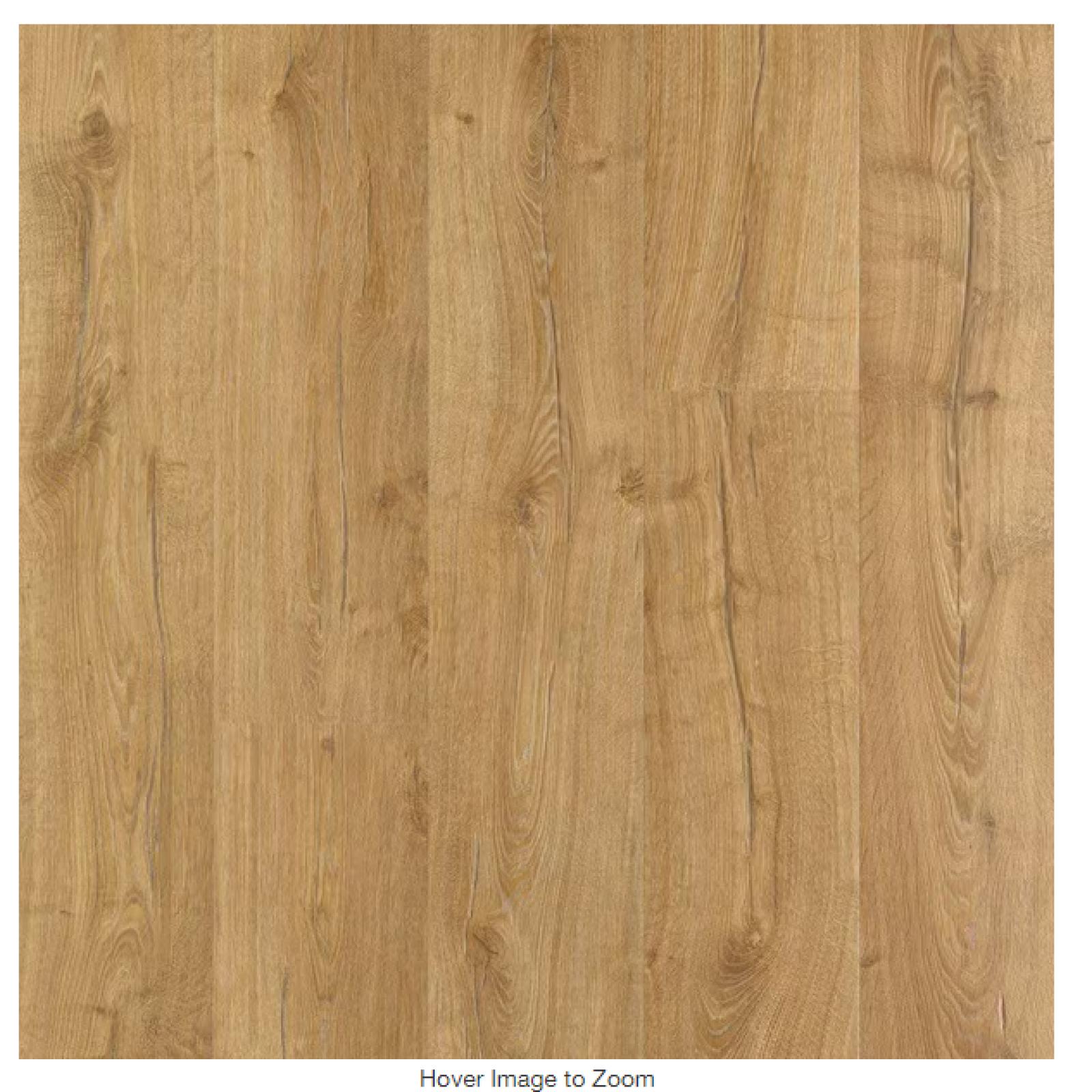 DALLAS LOCATION - Pergo Outlast+ Marigold Oak 12 mm T x 7.4 in. W Waterproof Laminate Wood Flooring (19.6 sqft/case) PALLET (38) UNITS
