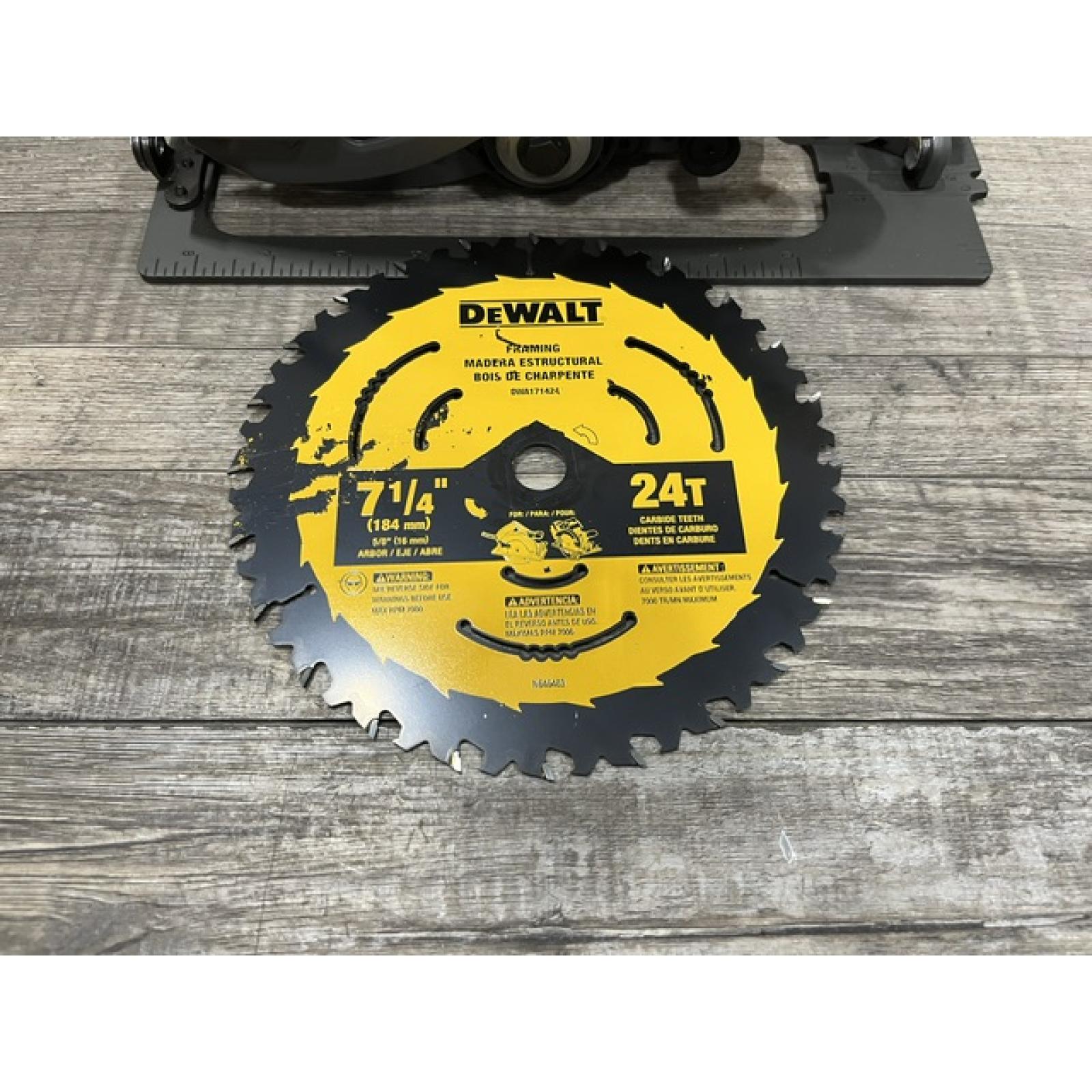 AS-IS DEWALT FLEXVOLT 60V MAX Cordless Brushless 7-1/4 in. Circular Saw with Brake (Tool Only)