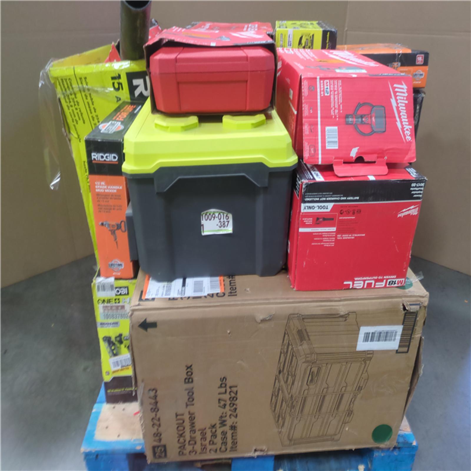 CALIFORNIA AS-IS TOOL PALLET