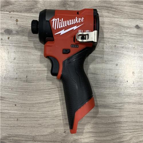 AS-IS Milwaukee FUEL 12V Lithium-Ion Brushless Cordless 1/4 in. Hex Impact Driver (Tool-Only)