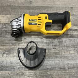 AS-IS DEWALT 20V MAX Cordless 4.5 in. - 5 in. Angle Grinder (Tool Only)