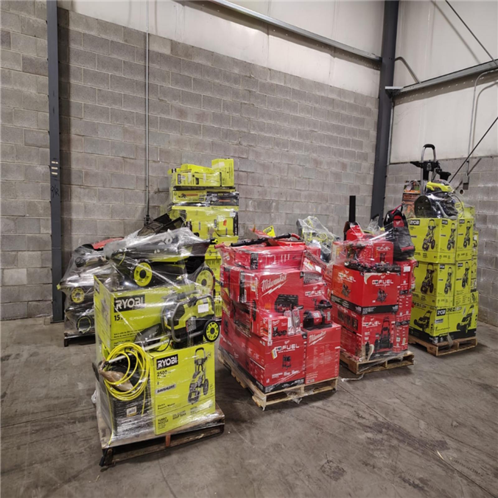 Pittston Location As-Is Power Tools Partial Truckload (9 Pallets) 1845-A