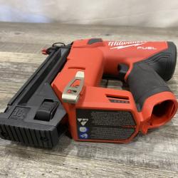 AS-IS Milwaukee FUEL 12-Volt Lithium-Ion Brushless Cordless 18-Gauge 1-1/2 in. Compact Brad Nailer (Tool Only)