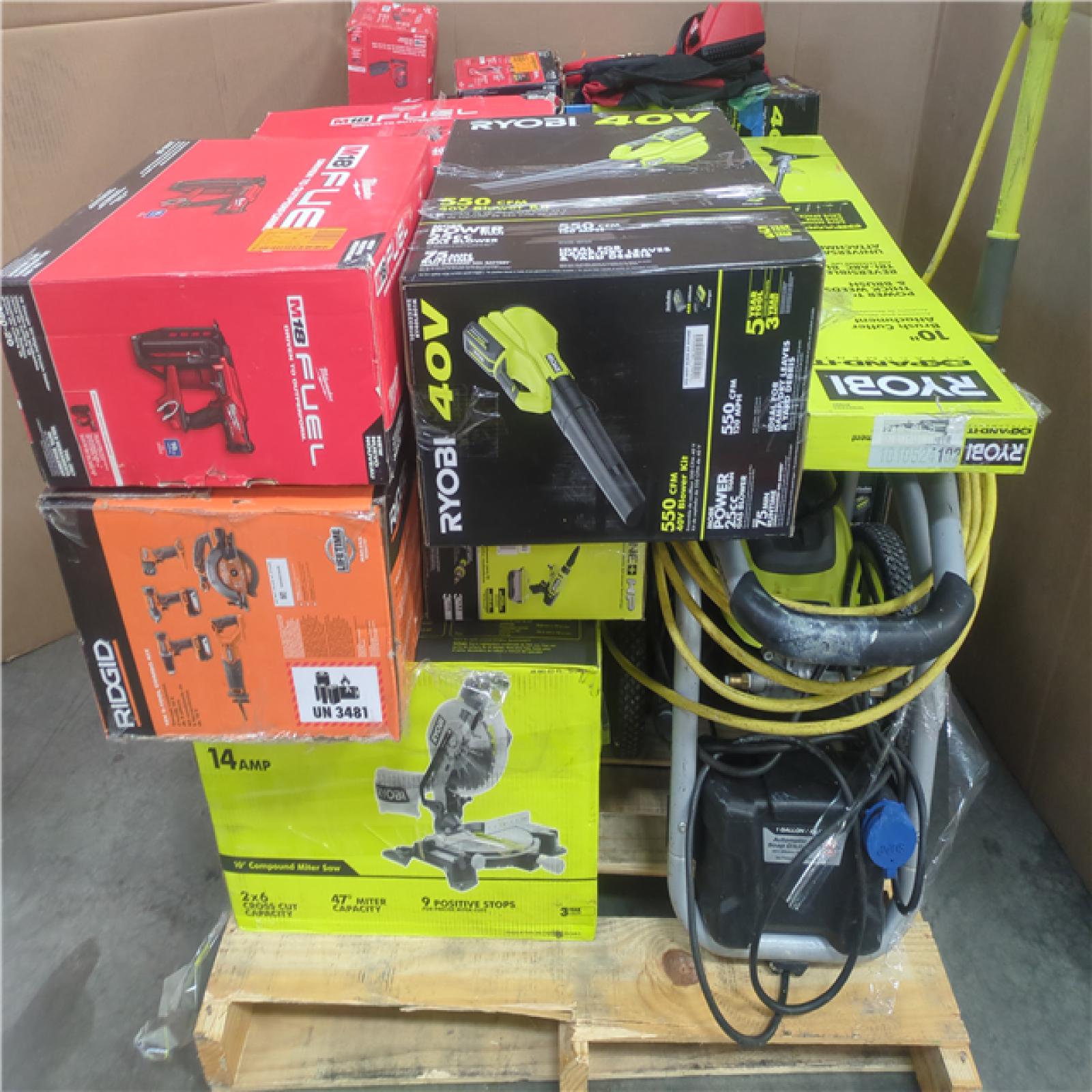 CALIFORNIA AS-IS TOOL PALLET
