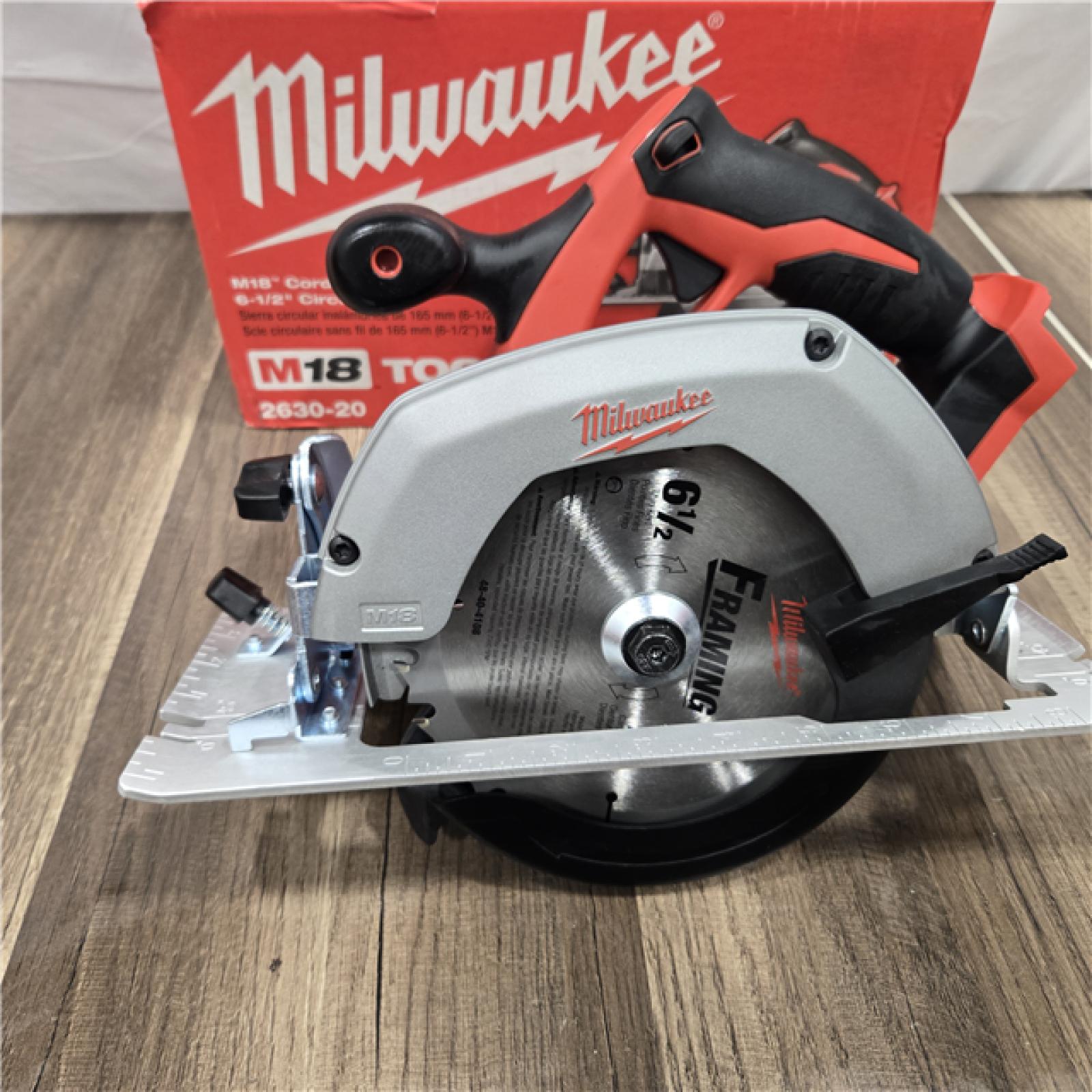 GOOD Milwaukee 2630-20 M18 Cordless 6-1/2 Circular Saw Bare Tool Only - All