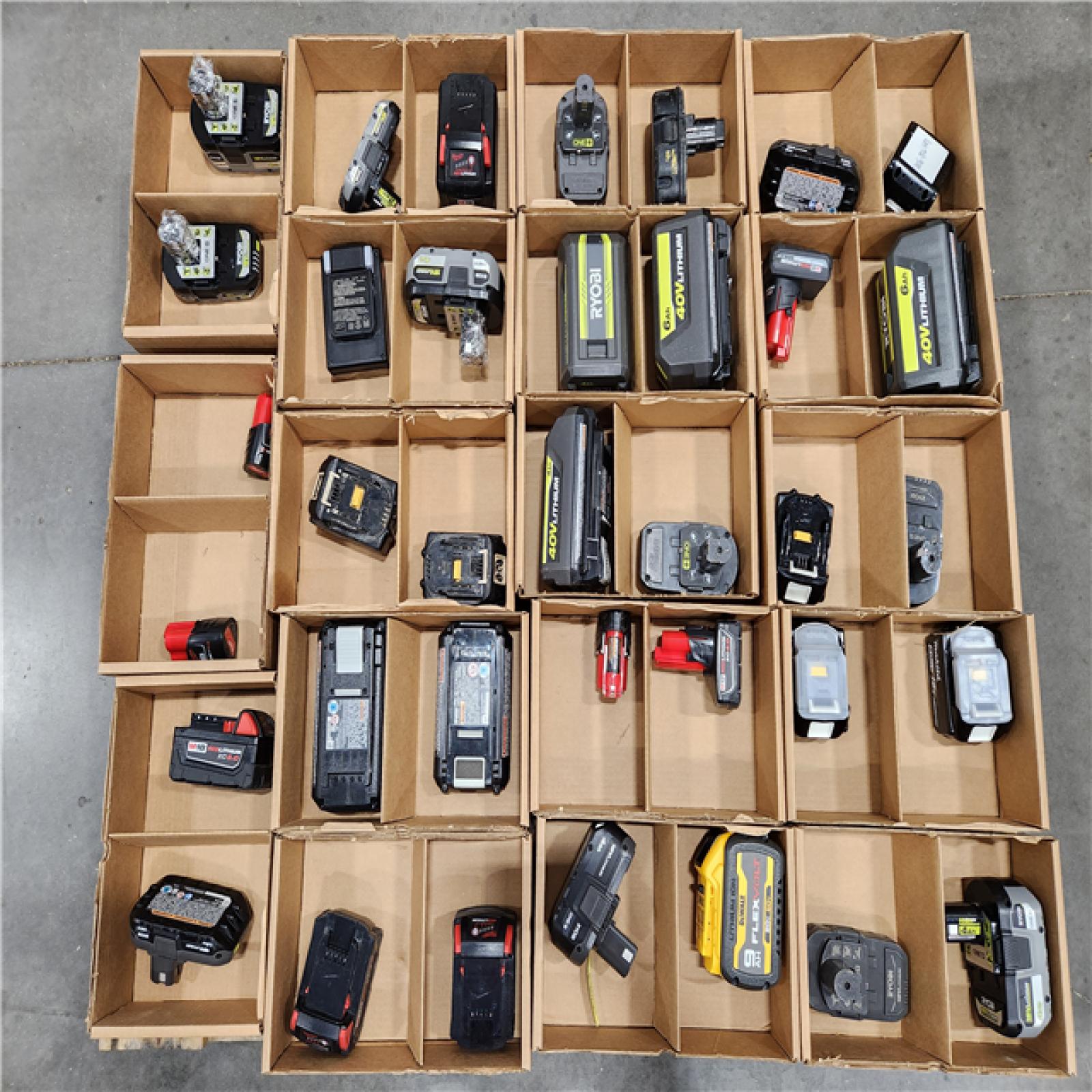 DALLAS LOCATION -AS-IS BATTERY PALLET