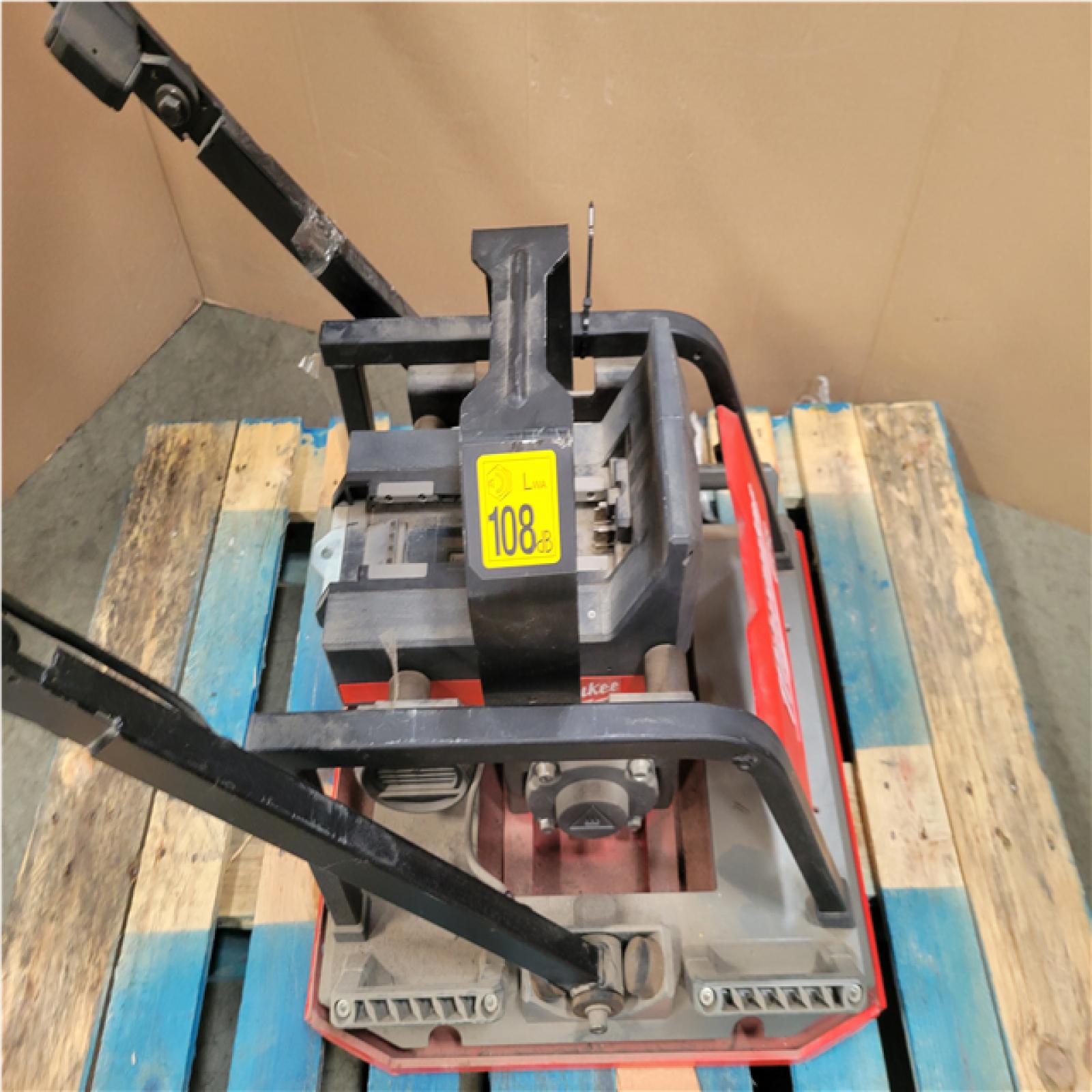 CALIFORNIA AS-IS MILWAUKEE MX FUEL PLATE COMPACTOR