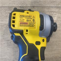 AS-IS DEWALT Atomic 20V Max Lithium-Ion Brushless Cordless Compact 1/4 in. Impact Driver Kit