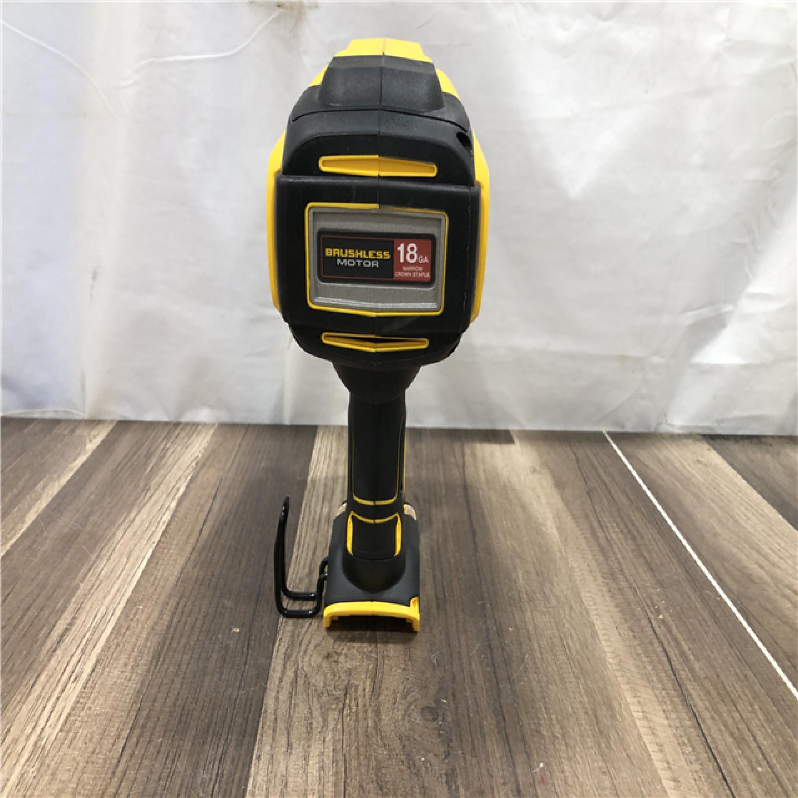 AS-IS DEWALT 20V MAX XR Lithium-Ion Cordless 18-Gauge Narrow Crown Stapler Kit