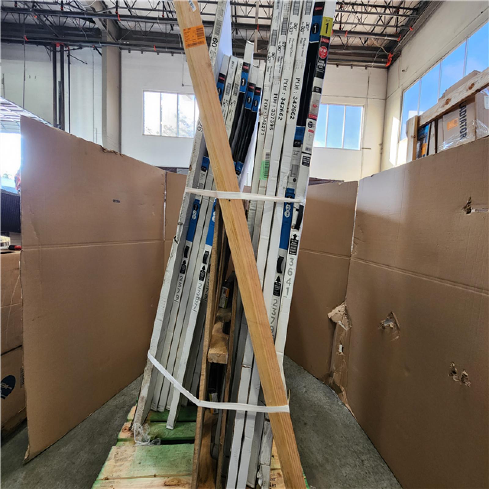 Phoenix NEW Delta Sliding Shower Door Glass Panel in Clear Glass Pallet (13-Doors)