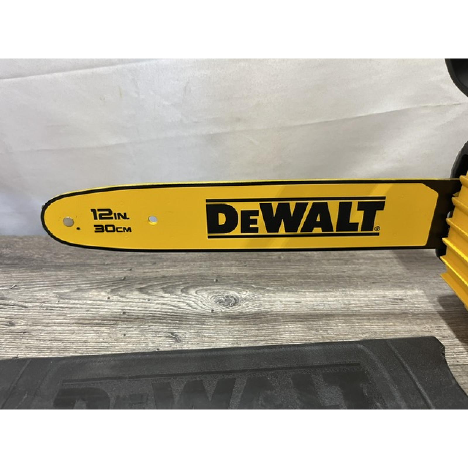 AS-IS DEWALT 20V MAX 12 in. Cordless Battery Powered Chainsaw (Tool Only)