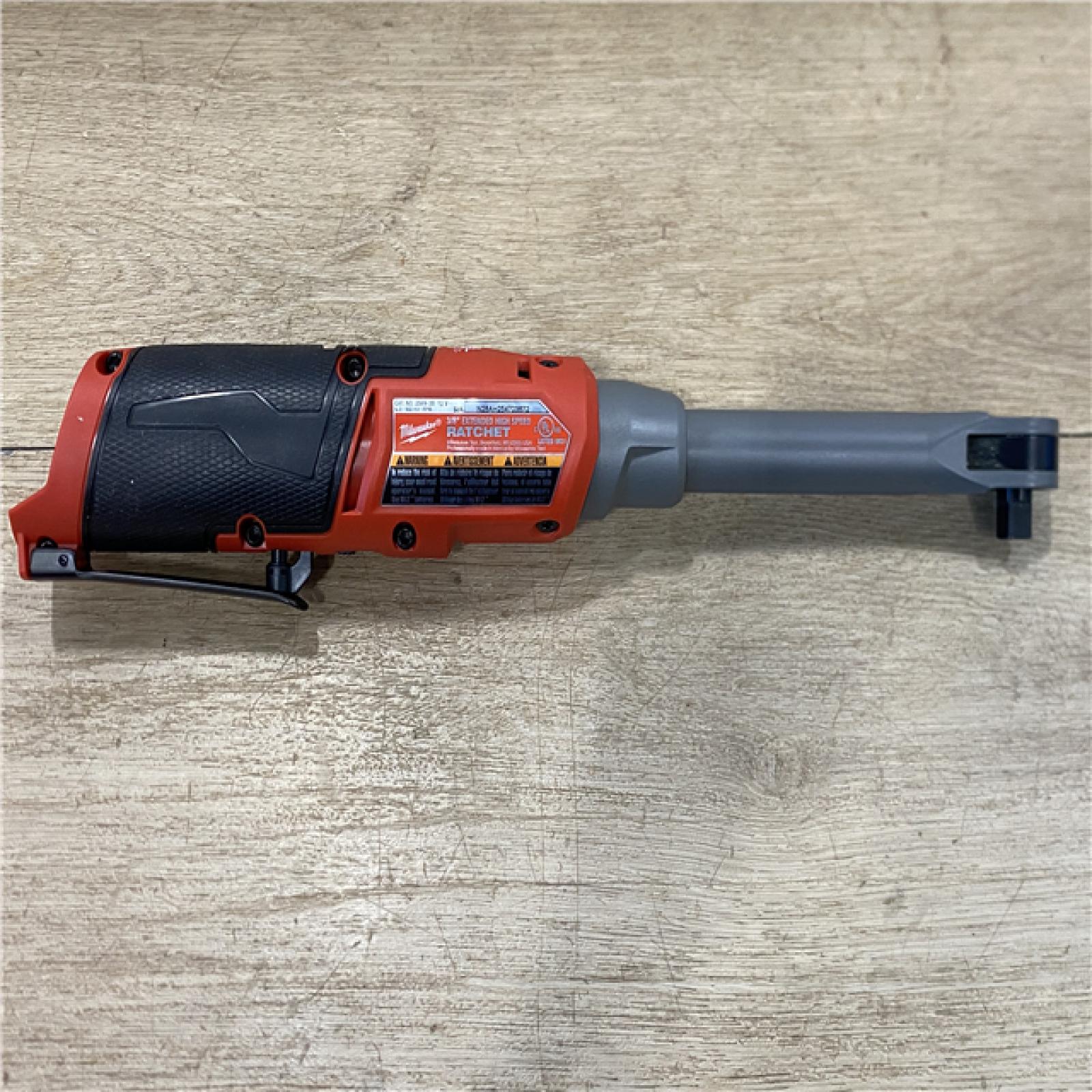 AS-IS Milwaukee FUEL 12V Lithium-Ion Brushless Cordless 3/8 in. Extended Reach High Speed Ratchet (Tool Only)