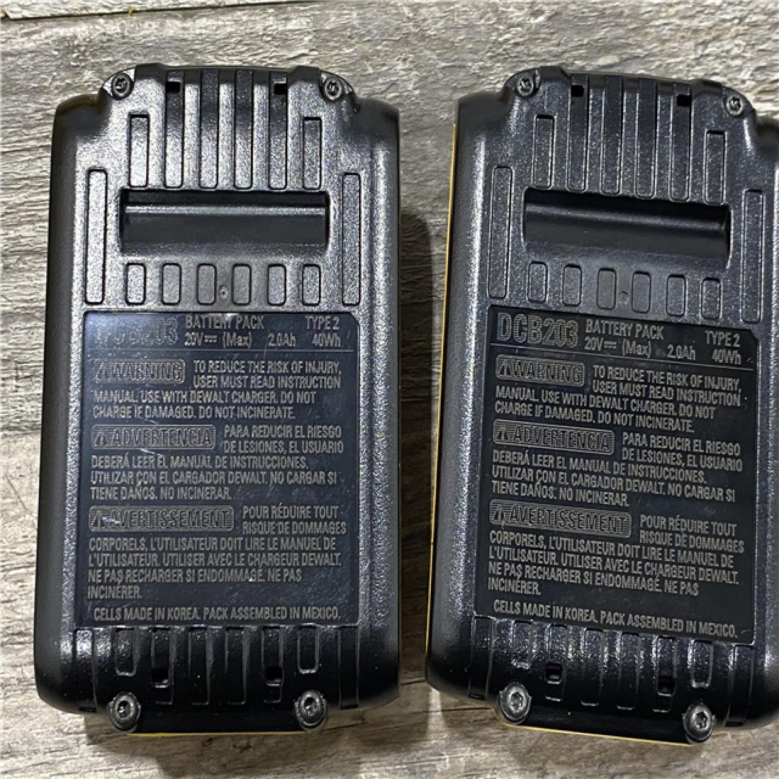 AS-IS DEWALT ATOMIC 20-Volt MAX Lithium-Ion Cordless Combo Kit