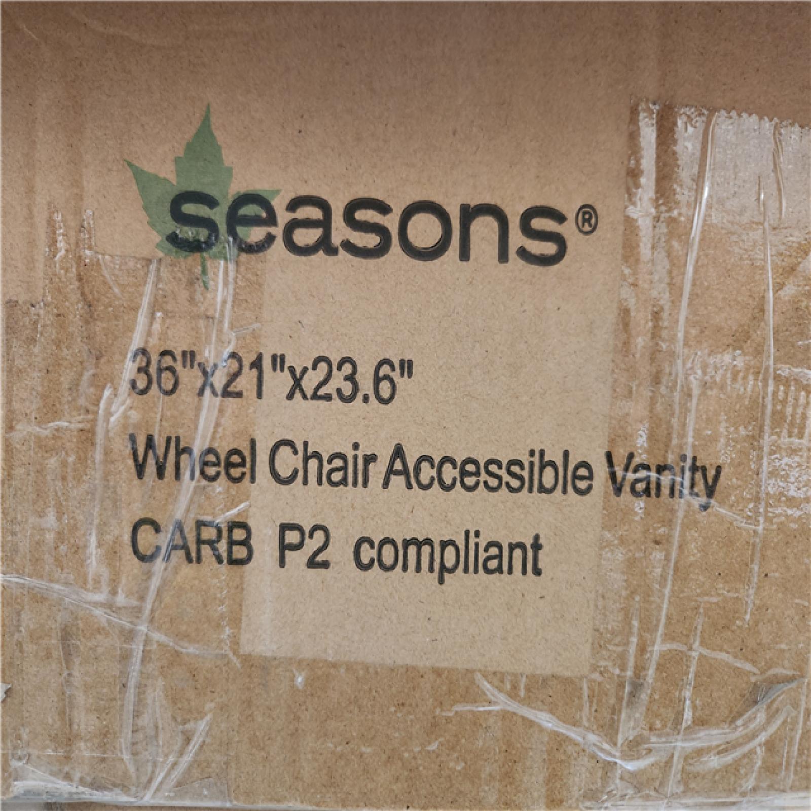 Phoenix Location Seasons 36x21x23.6 Wheel Chair Accessible Vanity Pallet (24 Boxes)