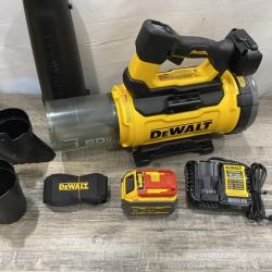 AS-IS DEWALT FLEXVOLT 60V MAX 160 MPH 760 CFM Brushless Cordless Axial Blower Kit