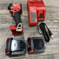 AS-IS Milwaukee 18V Lithium-Ion Cordless Drill Driver/Impact Driver Combo Kit