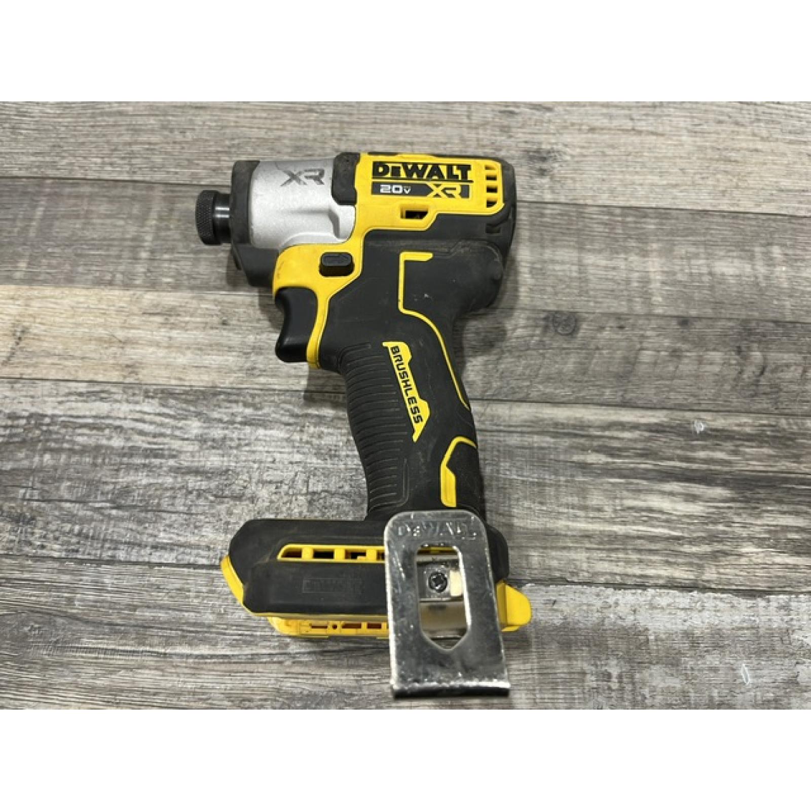AS-IS DEWALT 20-Volt Maximum XR Lithium-Ion Cordless Brushless 1/4 in. 3-Speed Impact Driver Kit
