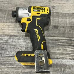 AS-IS DEWALT 20-Volt Maximum XR Lithium-Ion Cordless Brushless 1/4 in. 3-Speed Impact Driver Kit