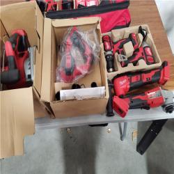 California NEW Milwaukee 9-Tool Combo Kit  Includes (2) Batteries  Charger and Bag