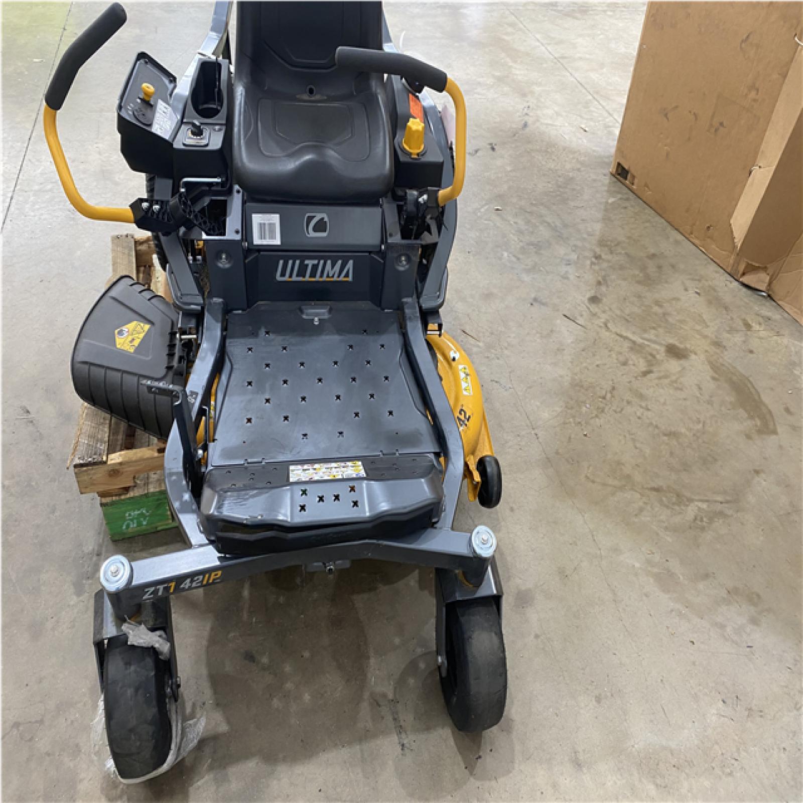 Houston Location - AS-IS Outdoor Power Equipment CUB CADET ZT1 42IP SIT DOWN MOWER