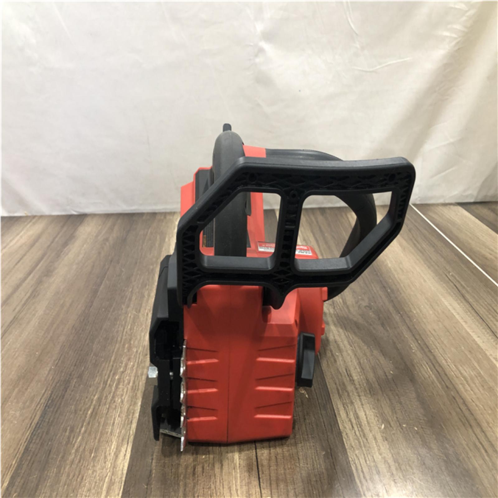 AS-IS Milwaukee FUEL 14 in. 18V Lithium-Ion Brushless Cordless Battery Top Handle Chainsaw (Tool Only)