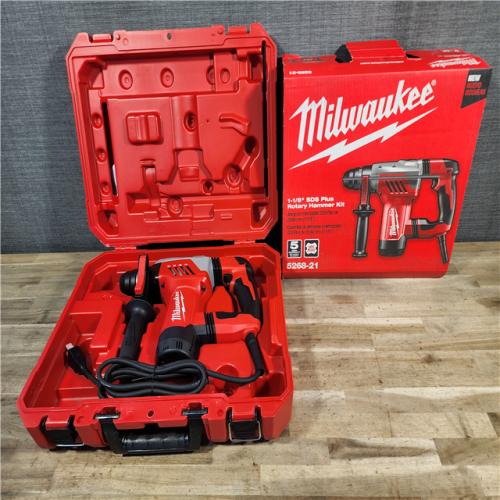 HOUSTON LOCATION - AS-IS (APPEARS LIKE NEW) MILWAUKEE 1 - 1/8 SDS PLUS ROTARY HAMMER KIT