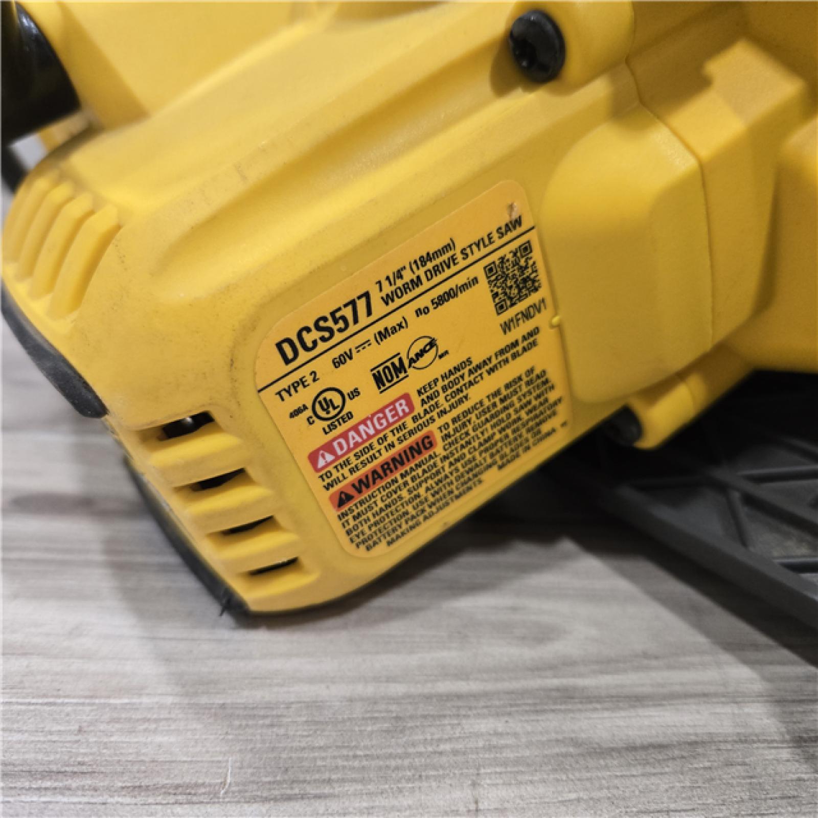 AS-IS DEWALT FLEXVOLT 60V MAX Cordless 7-1/4 in. Circular Saw (Tool Only)