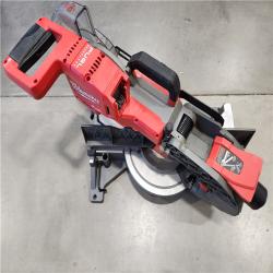 AS-IS Milwaukee M18 FUEL Brushless Cordless 10in. Dual Bevel Sliding Compound Miter Saw Kit
