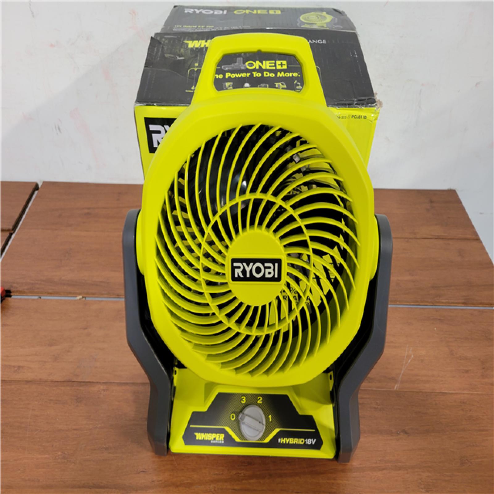 California NEW Ryobi One+ 18V Hybrid 7.5 Fan (Tool Only)