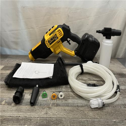 AS-IS DEWALT 20V MAX 550 PSI 1.0 GPM Cold Water Cordless Power Cleaner with 4-Nozzles (Tool Only)