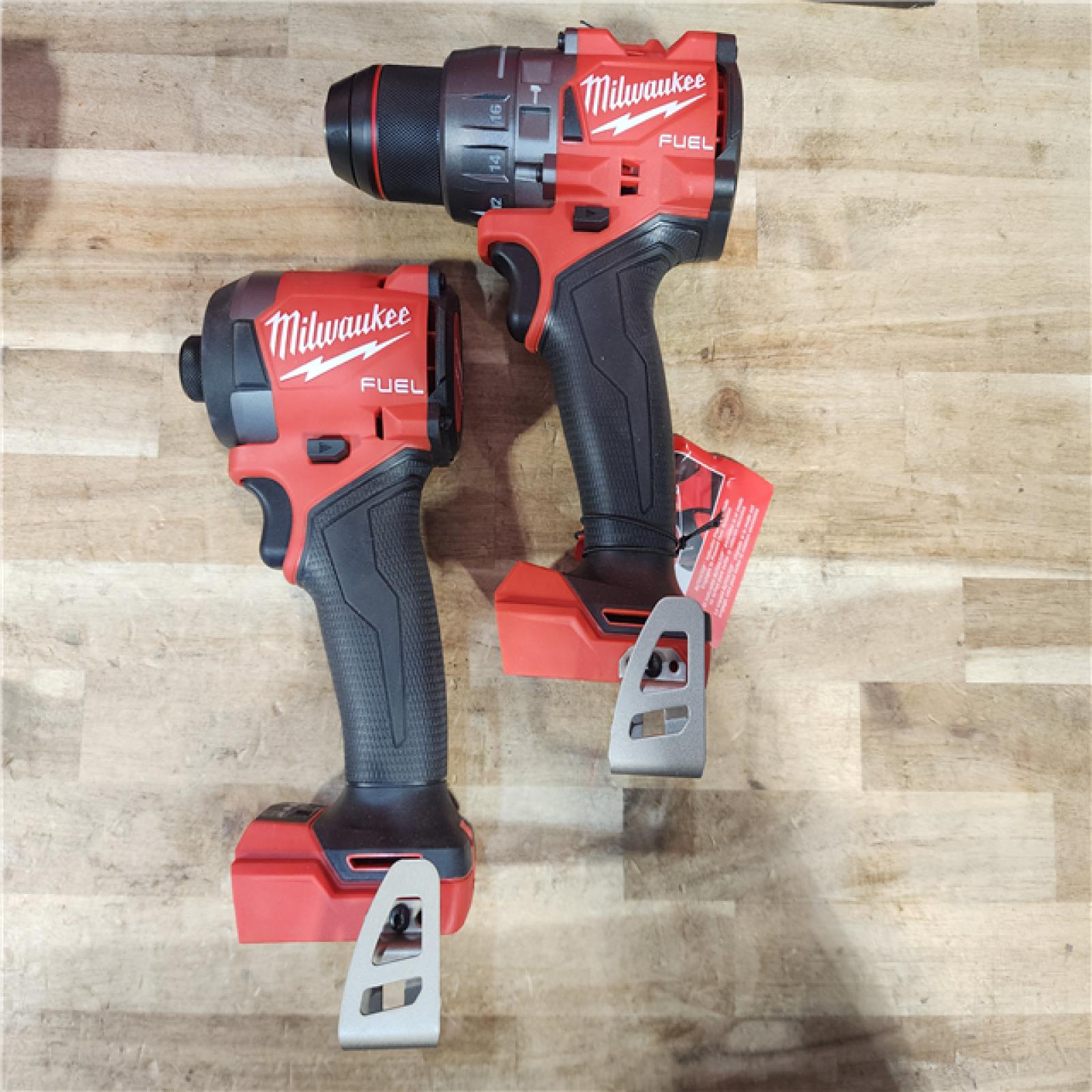 HOUSTON LOCATION - AS-IS (APPEARS LIKE NEW) Milwaukee FUEL 18V Lithium-Ion Brushless Cordless Hammer Drill and Impact Driver Combo Kit