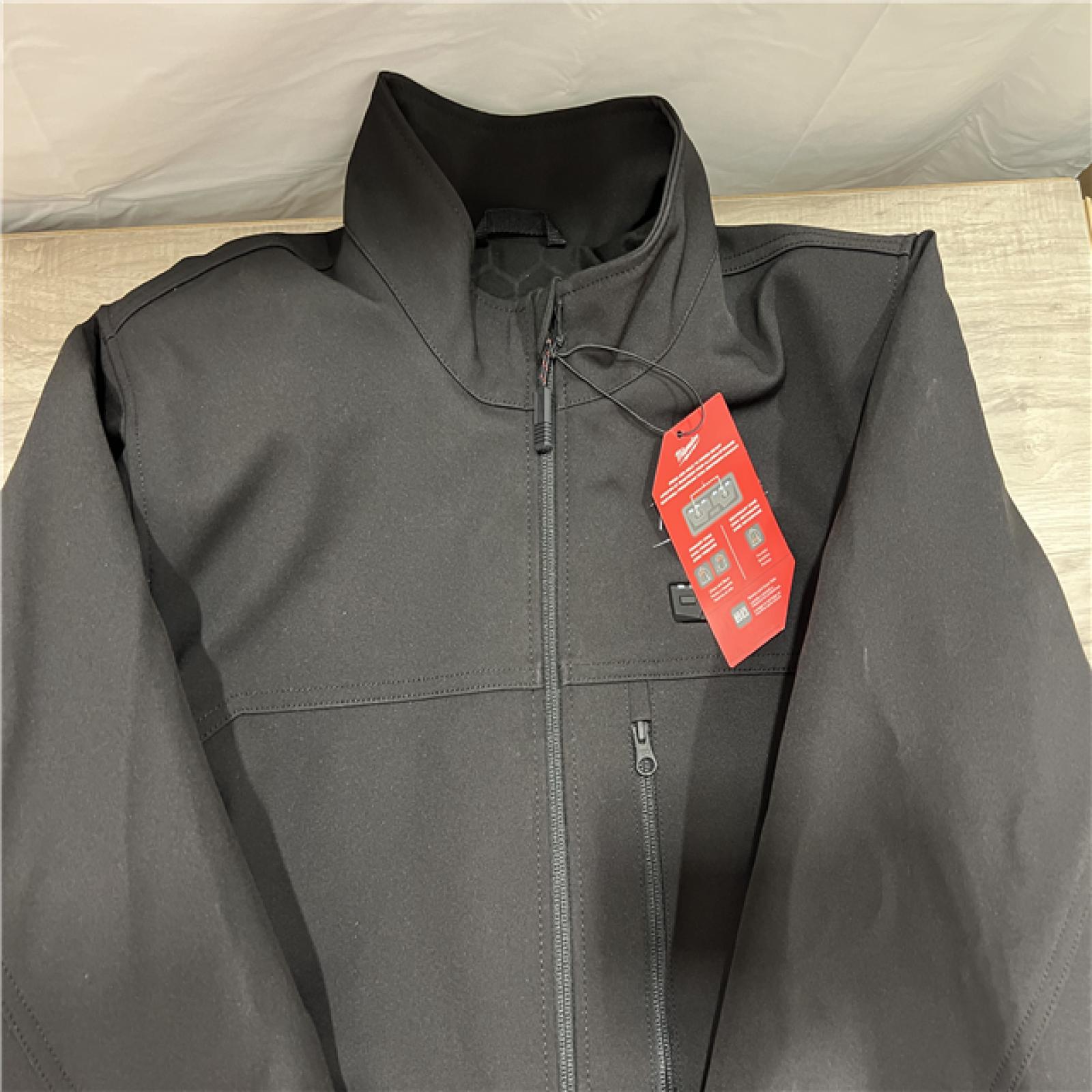 AS-IS Milwaukee Men's X-Large M12 12V Lithium-Ion Cordless TOUGHSHELL Red Heated Jacket with (1) 3.0 Ah Battery and Charger