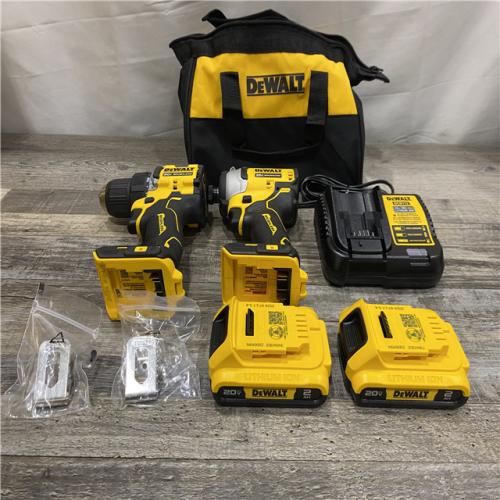 AS-IS DEWALT ATOMIC 20-Volt MAX Lithium-Ion Cordless (2-Tool) Combo Kit