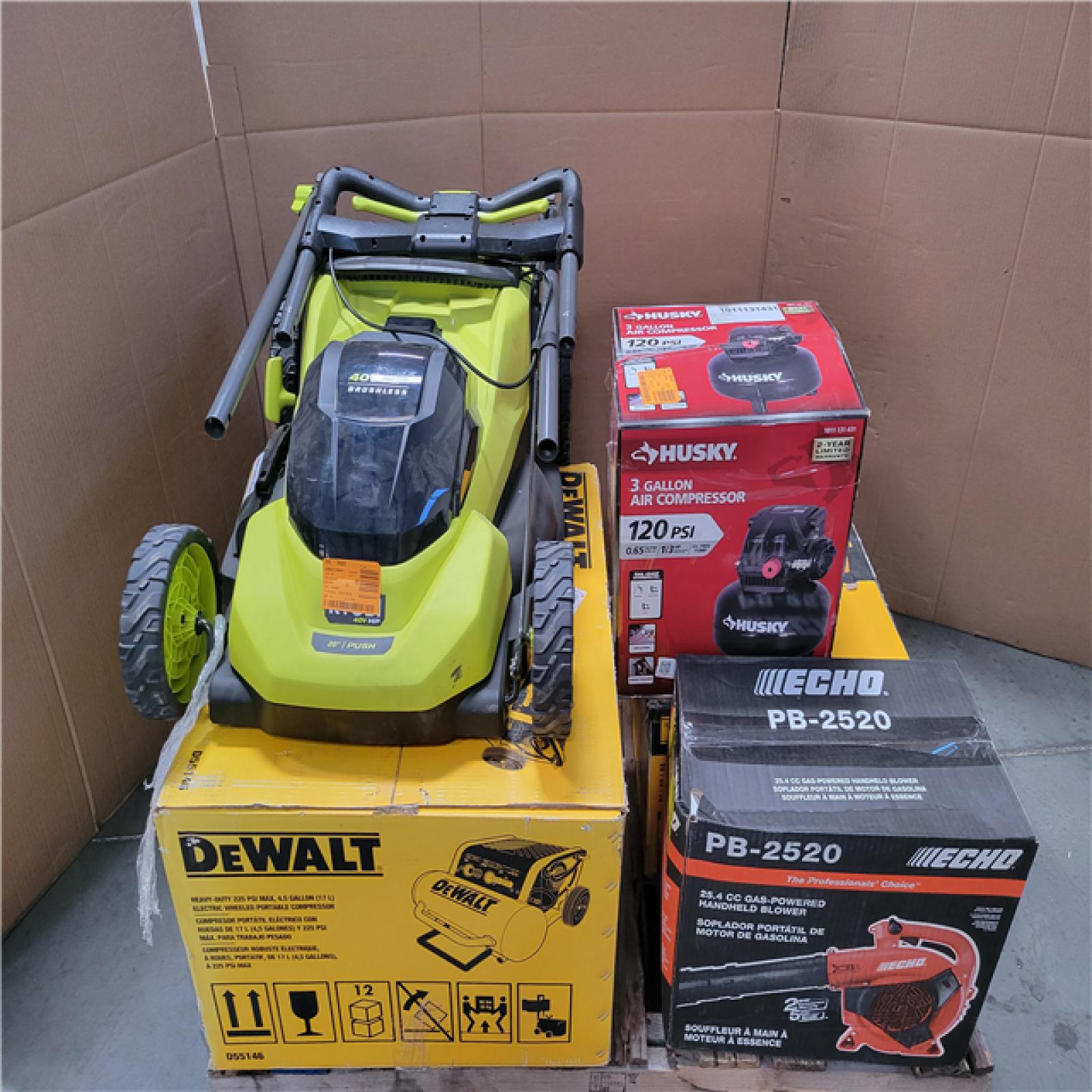 CALIFORNIA AS-IS OUTDOOR POWER EQUIPMENT