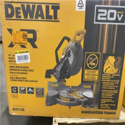NEW - DEWALT 20-Volt MAX XR Cordless 10 in. Dual Bevel Fixed Miter Saw (Tool Only)