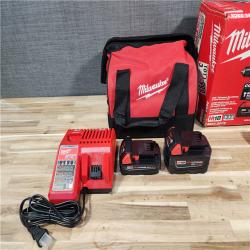 HOUSTON LOCATION - AS-IS M18 18-Volt Lithium-Ion Brushless Cordless Compact Hammer Drill/Impact Combo Kit (2-Tool) with (2) Batteries  Bag