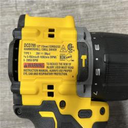 AS-IS DEWALT ATOMIC 20V Lithium-Ion Cordless 1/2 in. Hammer Drill Kit