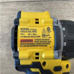 AS-IS DEWALT Atomic 20V Lithium-Ion Cordless Compact 1/2 in. Drill/Driver Kit