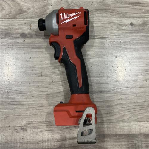 AS-IS Milwaukee 18V Lithium-Ion Compact Brushless Cordless 1/4 in. Impact Driver (Tool-Only)