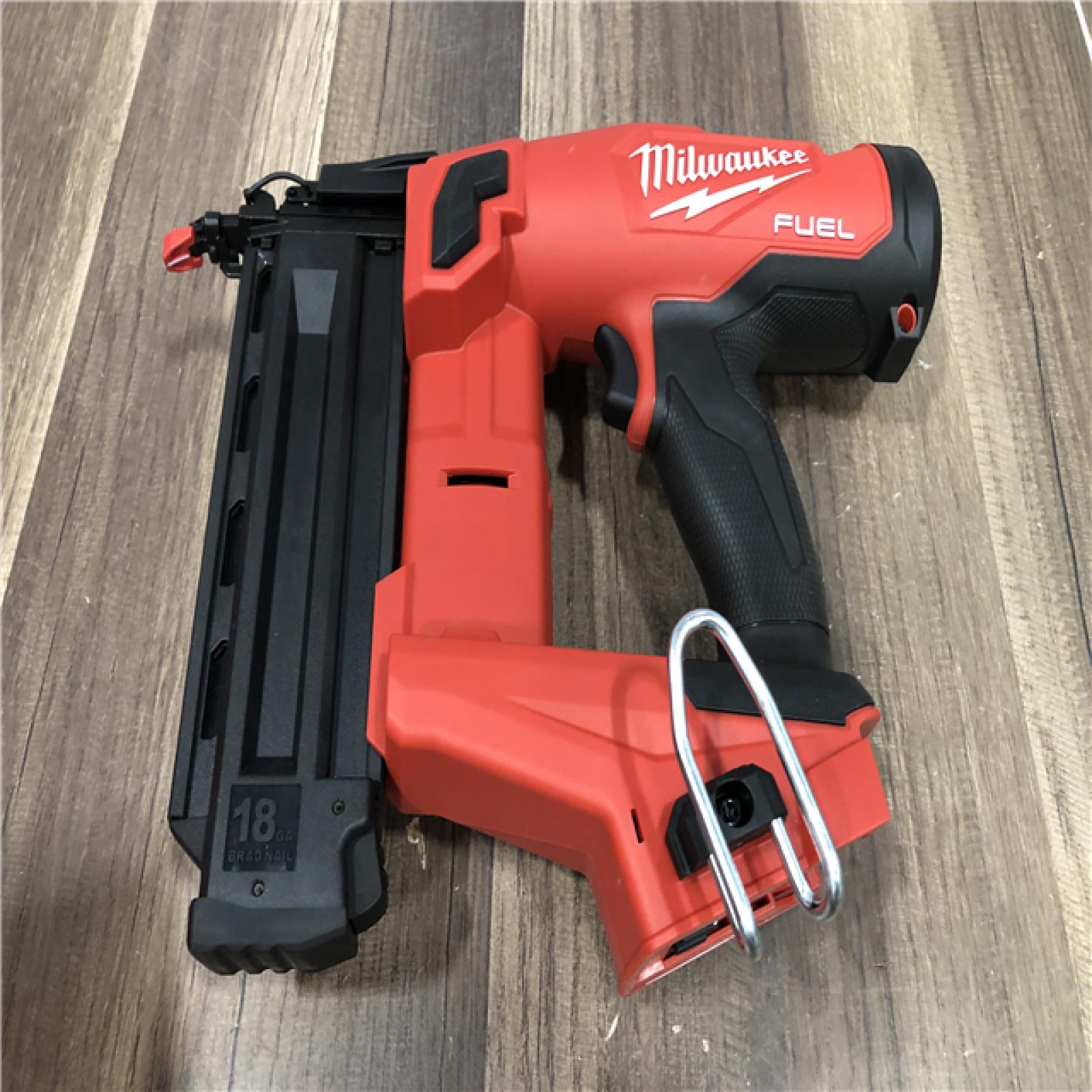 AS-IS Milwaukee FUEL 18-Volt Lithium-Ion Brushless Cordless Gen II 18-Gauge Brad Nailer (Tool-Only)