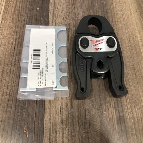 AS-IS Milwaukee 1 in. PEX Crimp Jaw for M12 FORCE LOGIC Press Tool