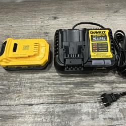 AS-IS DEWALT 20V MAX XR POWERSTACK Lithium-Ion Battery Starter Kit with 3.5Ah Battery and Charger