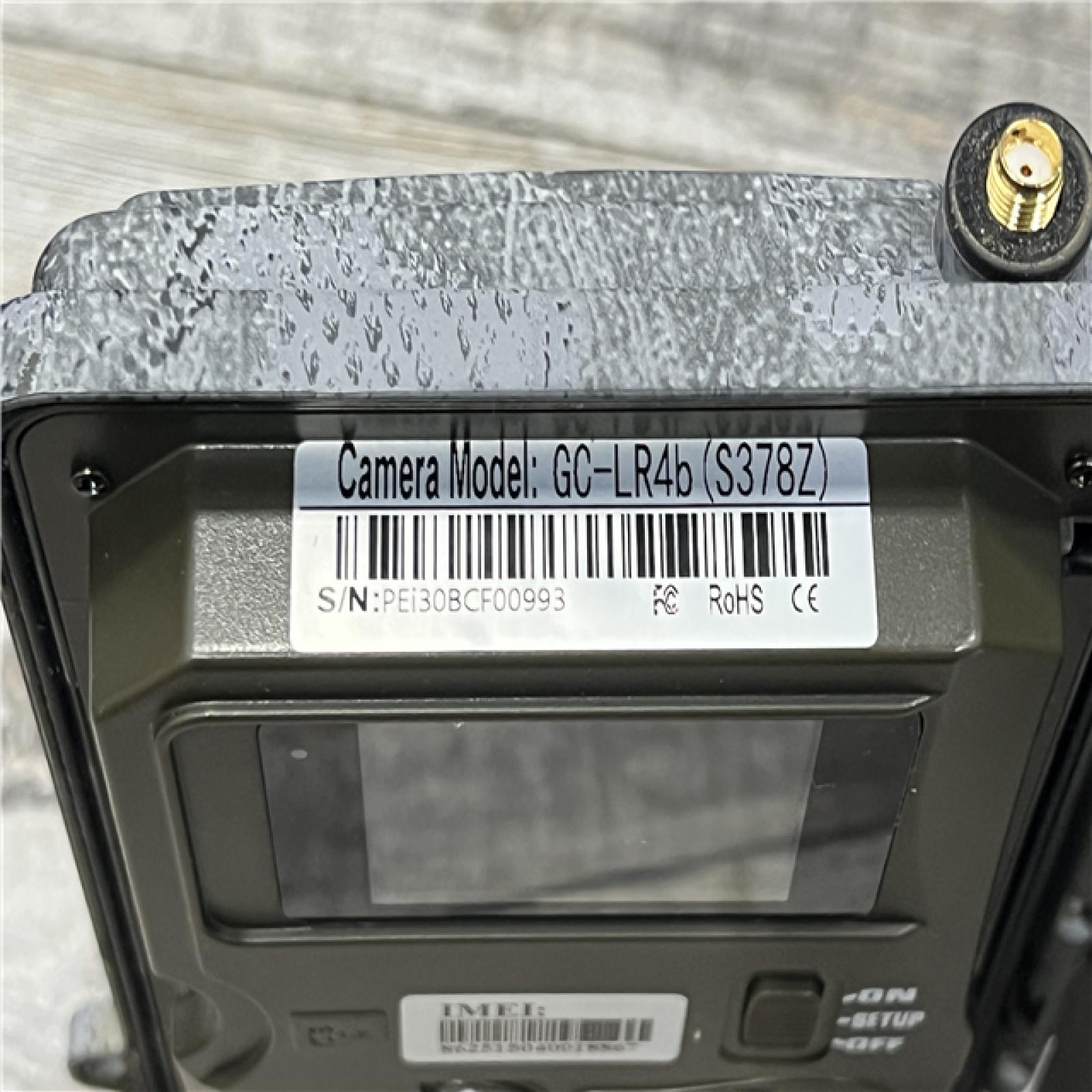 AS-IS Spartan Camera Trail Cameras Gocam 4G/LTE BlackoutPhoto/Video Transmit Camo GCLR4b Model: GC-LR4B