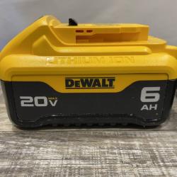 AS-IS DEWALT 20V MAX Lithium-Ion 6.0 Ah Battery and Charger