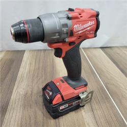 AS-IS Milwaukee 2904-22 Hammer Drill Driver Kit with Batteries  Charger & Tool Case  Red