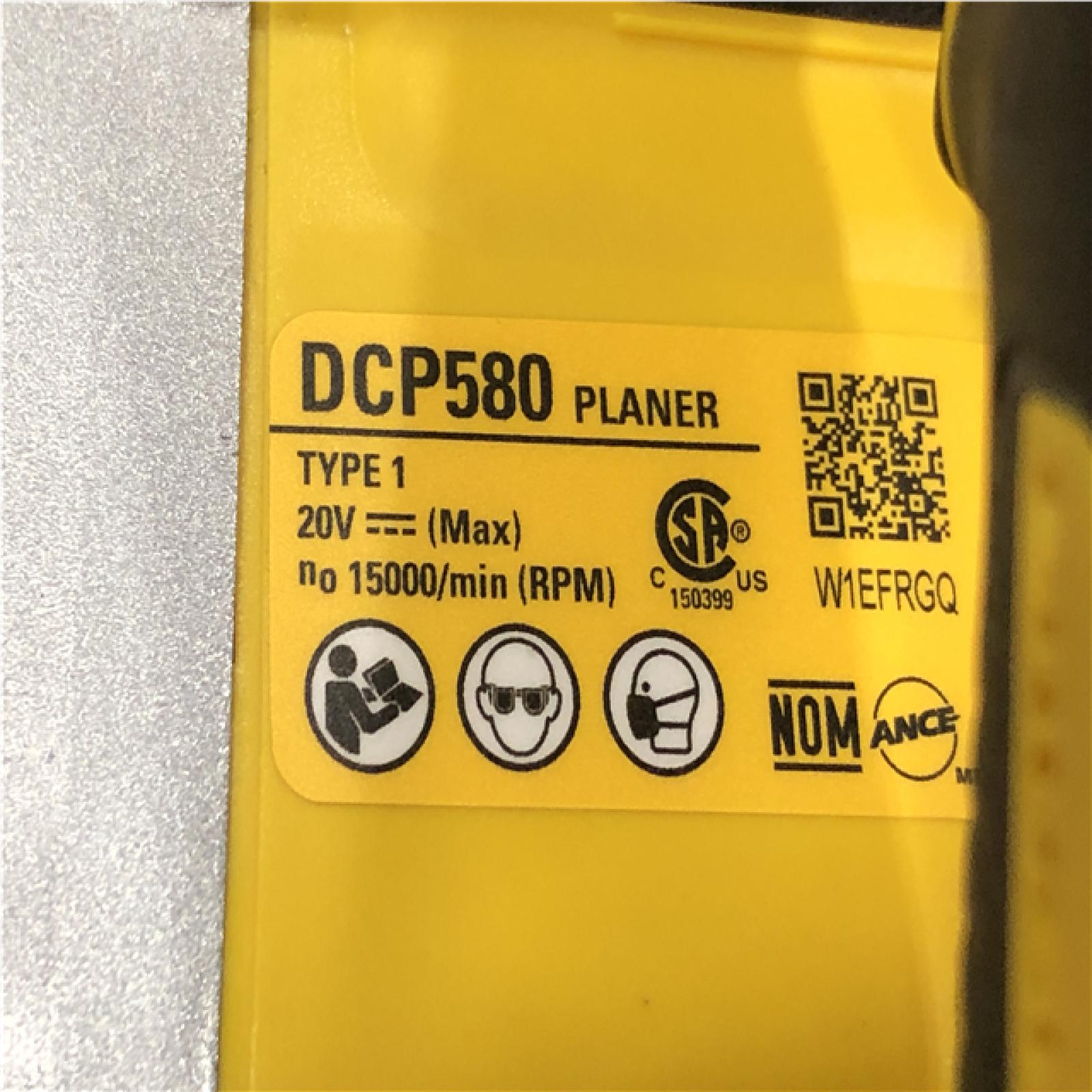 AS-IS DEWALT 20V MAX XR Cordless Brushless 3-1/4 in. Planer (Tool Only)