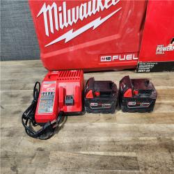 HOUSTON LOCATION - AS-IS MILWAUKEE FUEL 18V Lithium-Ion Brushless Cordless Hammer Drill and Impact Driver Combo Kit
